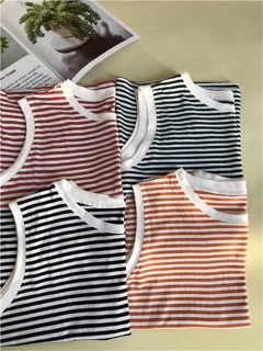 Áo tanktop kẻ nữ (có sẵn)