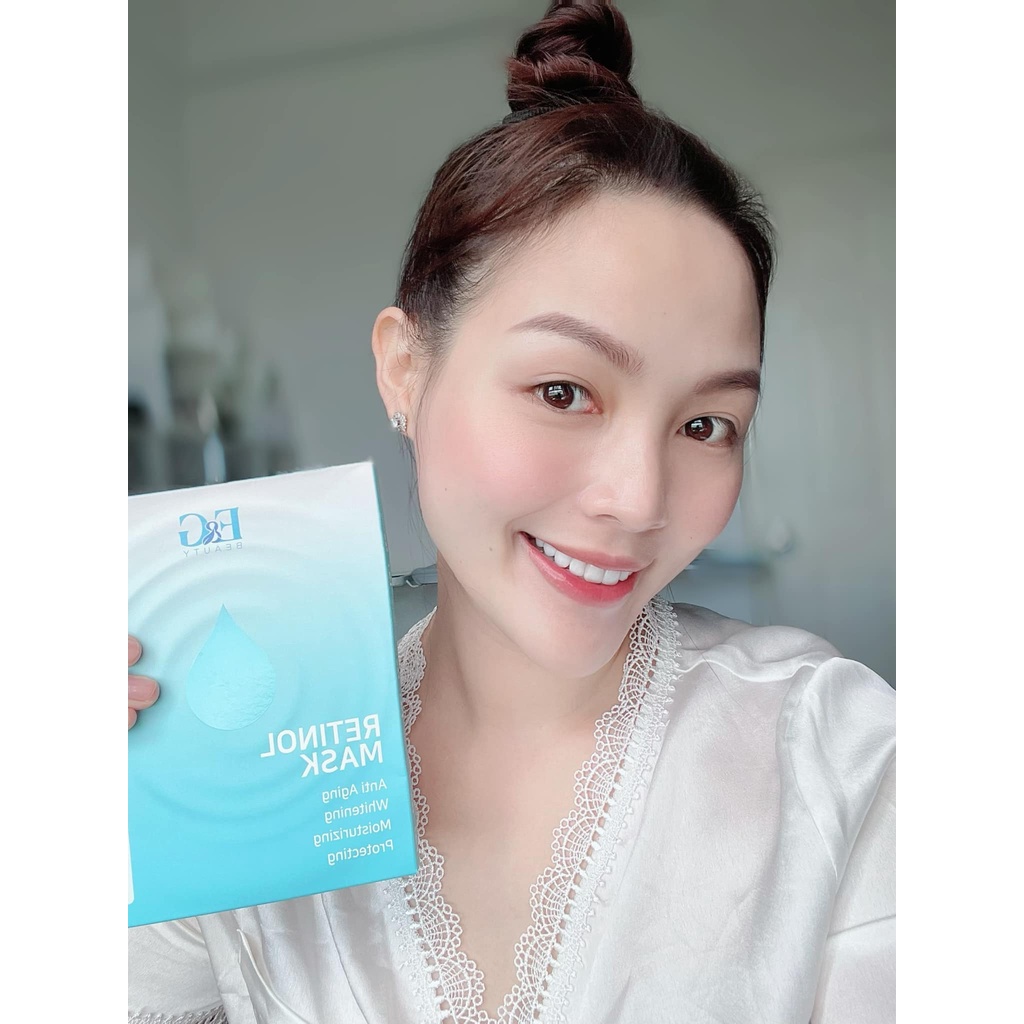 Mặt Nạ Retinol Mask E&G Beauty Hàn Quốc Chính Hãng, Mask Retinol EG Cấp Ẩm Dưỡng Trắng Da