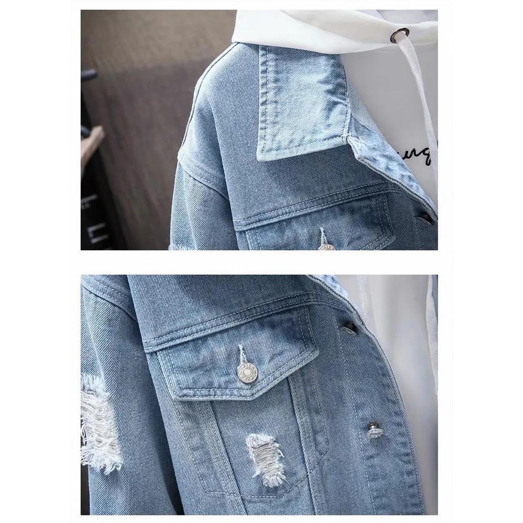 Áo Khoác Bò Nam Thiết Kế Đơn Giản Trẻ Trung Thời Trang Quảng Châu