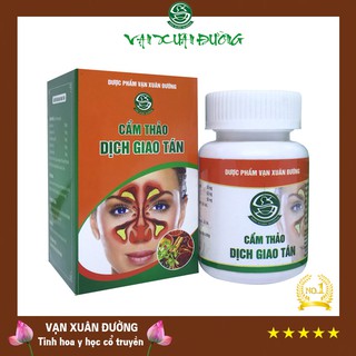 Viên uống viêm xoang, viêm mũi dị ứng Cẩm Thảo Dịch Giao Tán Vạn Xuân Đường (hỗ trợ viêm xoang mãn tính, viêm đa xoang)