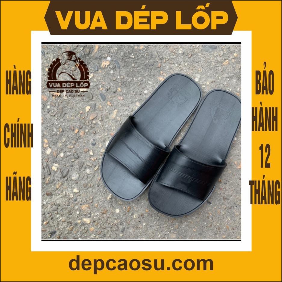 Dép cao su 1 quai ngang, 100% được làm thủ công của Vua dép lốp Phạm Quang Xuân, bảo hành và sẵn hàng