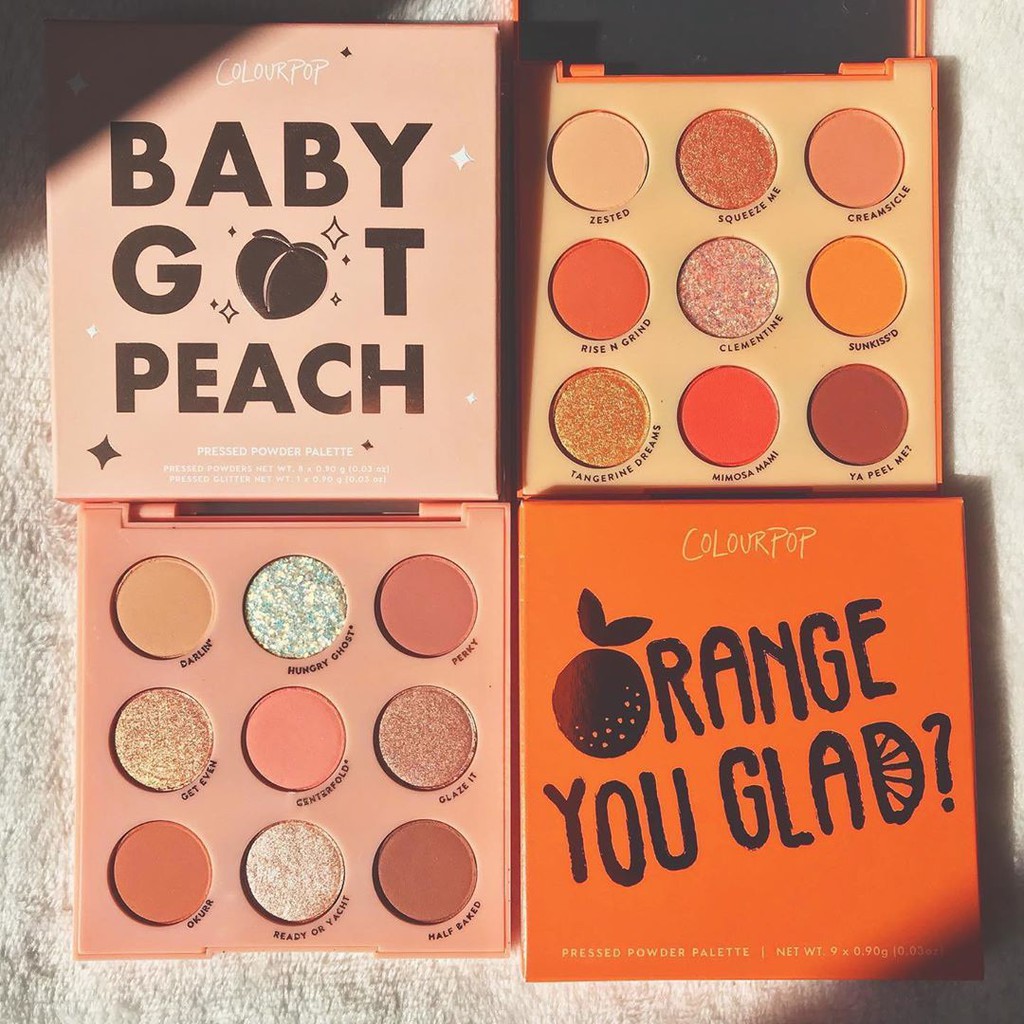 BẢNG MẮT 9 Ô COLOURPOP BABY GOT PEACH EYESHADOW PALETTE