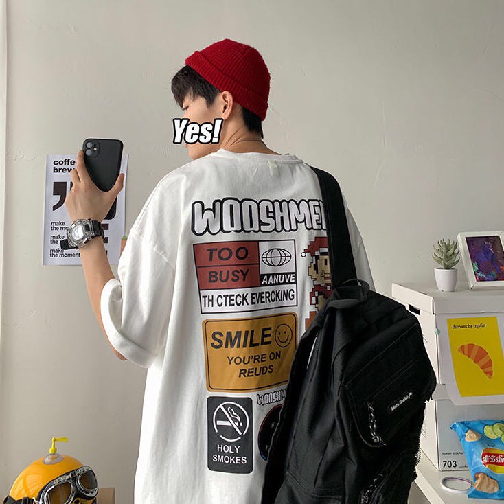 [Xưởng nhận sx sll] Áo thun tay lỡ form rộng - phông nam nữ cotton oversize - Mario - Zadola Fashion