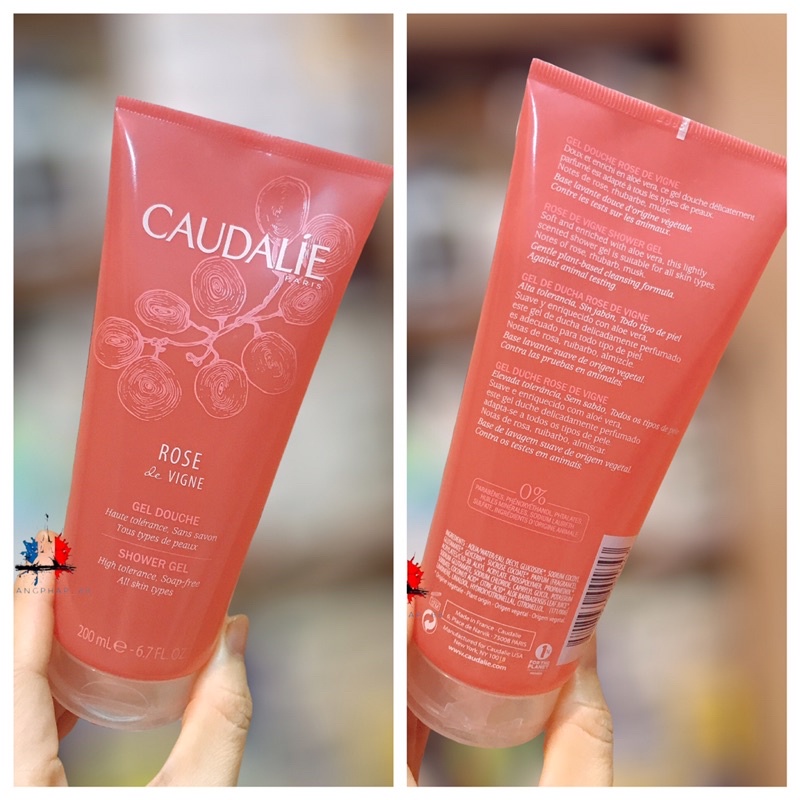 Sữa tắm Caudalie (Rose &amp; Thé) 200ml