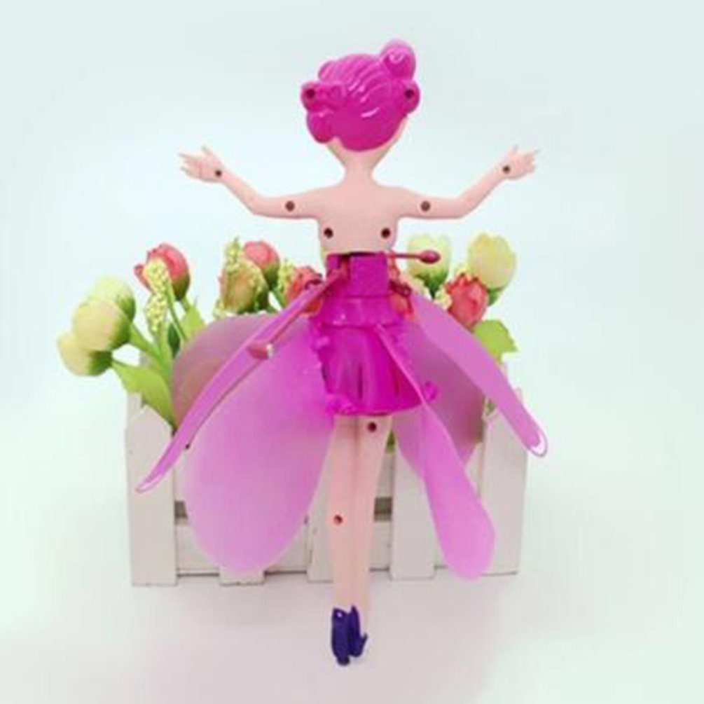 Đồ chơi búp bê bay điện tử có cánh quạt điều khiển cảm ứng hồng ngoại cho bé