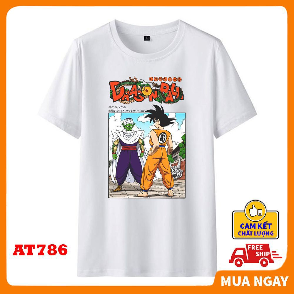 ÁO thun nam nữ rẻ đẹp in hình 7 Viên Ngọc Rồng DRAGON BALL vải thun mềm mịn fom rộng cao cấp mới nhất 2020 ⚡