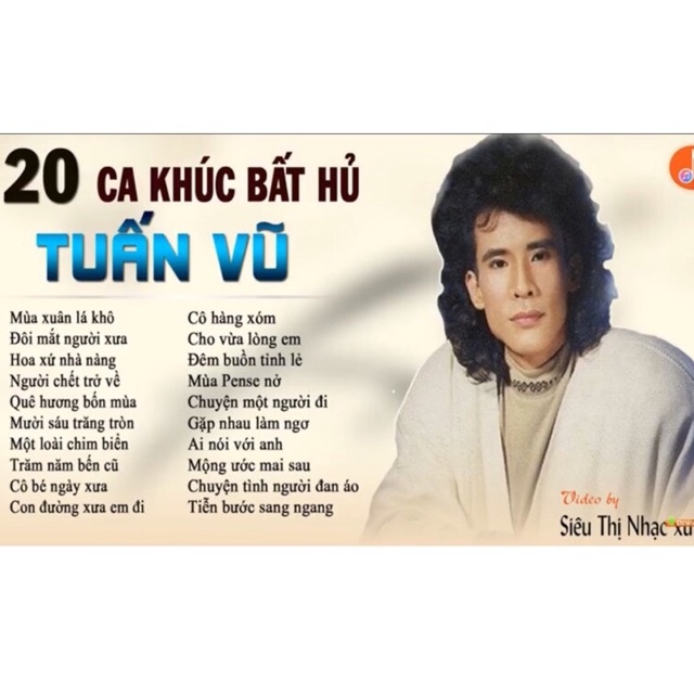 Băng cassette nhạc vàng Tuấn Vũ xưa siêu hay