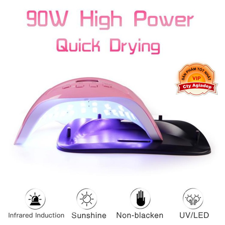 Máy sấy hơ gel sơn móng tay xịn SUN X7 (hong khô) Công nghệ LED UV, Hàng xịn nhập khẩu