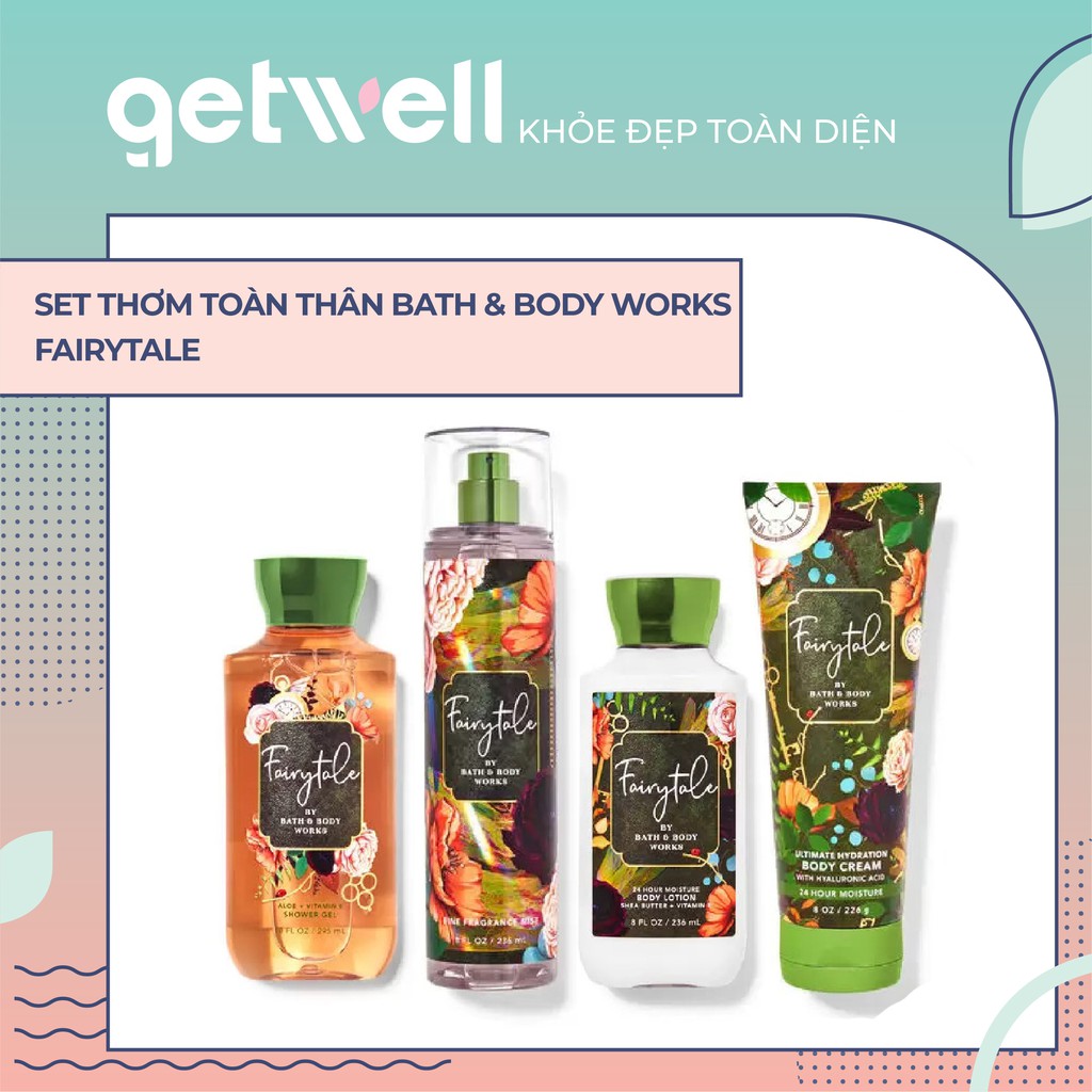FAIRYTALE | Sản Phẩm Tắm Dưỡng Xịt Thơm Toàn Thân Bath & Body Works
