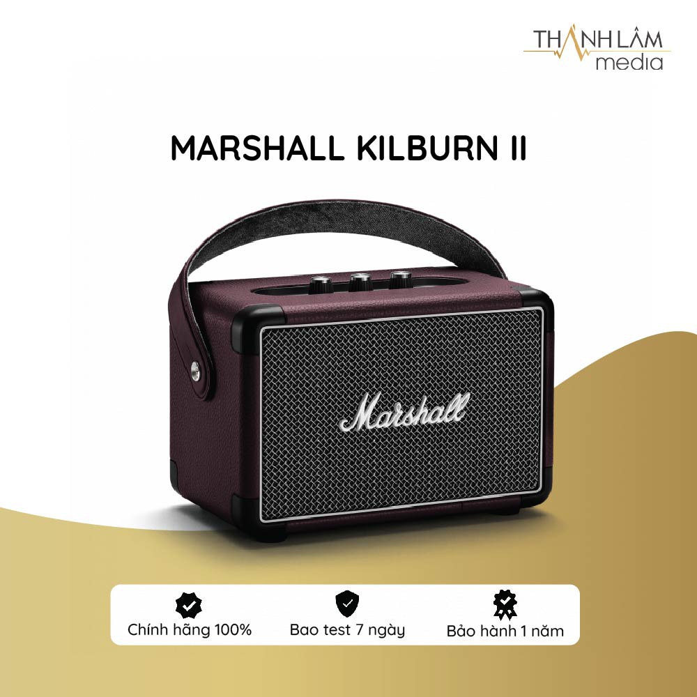 Loa bluetooth di động Marshall Kilburn 2 chính hãng - bao test 7 ngày, bảo hành 12 tháng