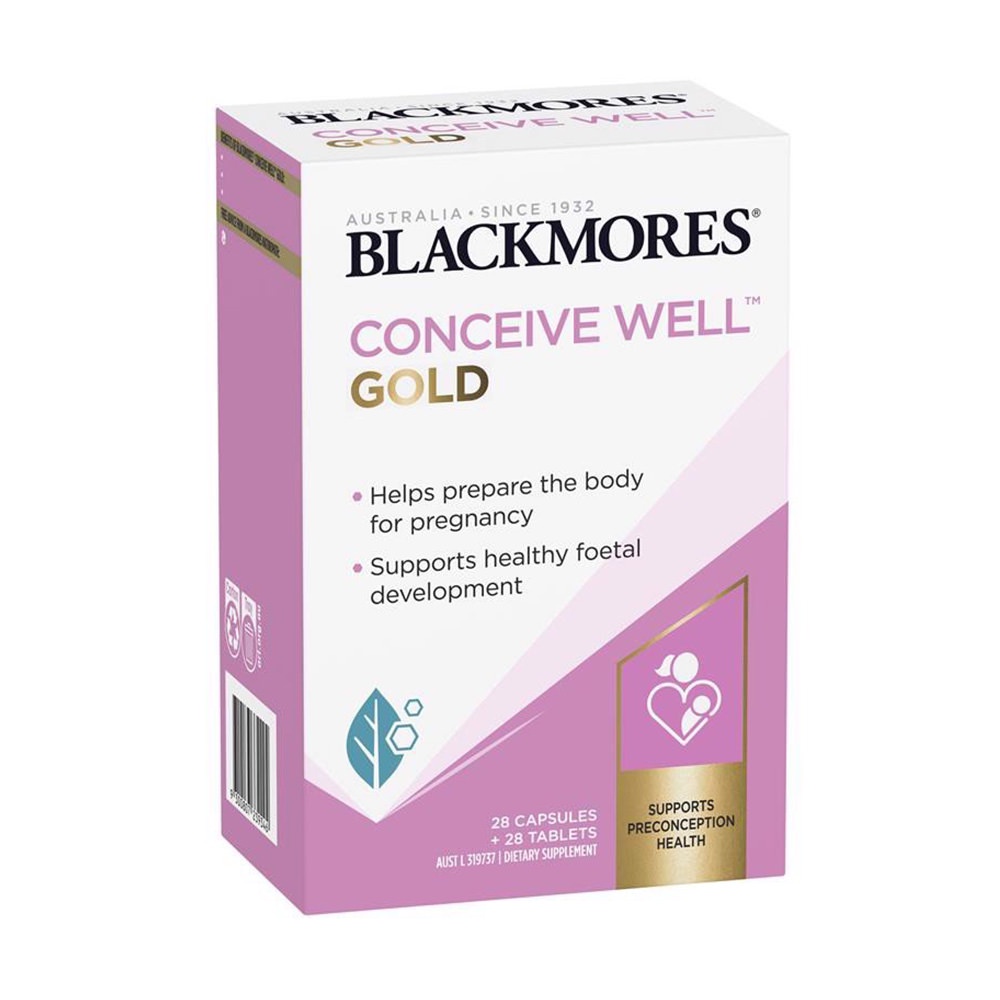 Viên uống tăng khả năng thụ thai Blackmores Conceive Well Gold 56 viên