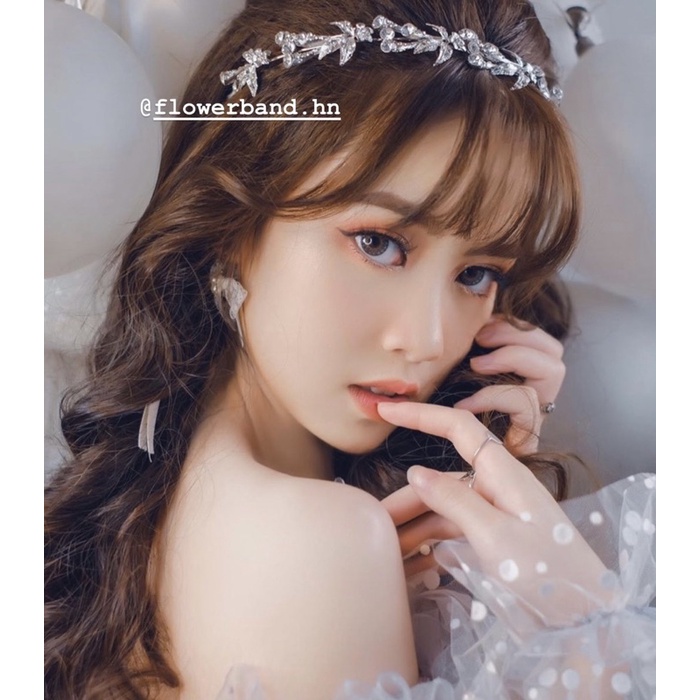 Vòng hoa đá trắng siêu xinh 🌟