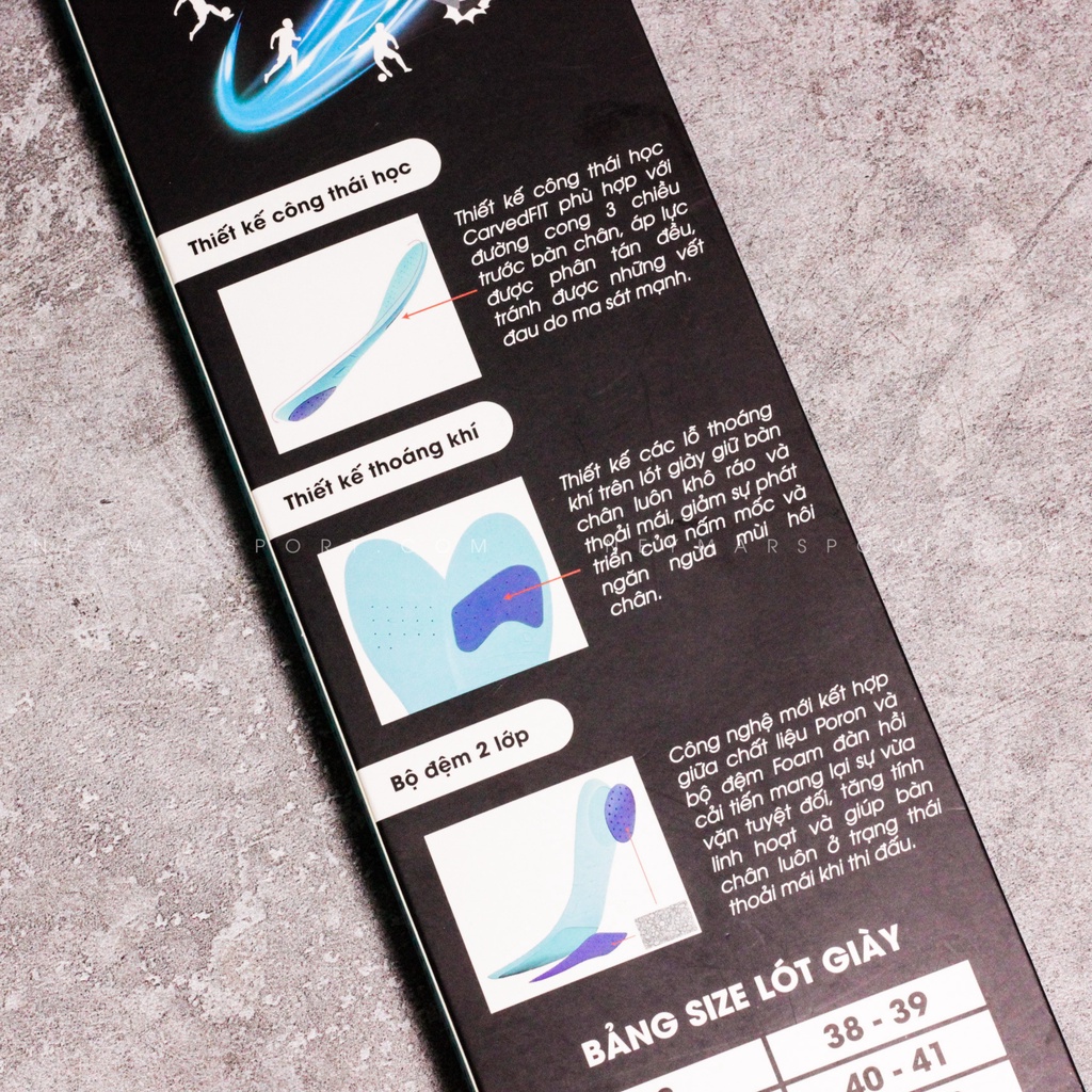 Lót giày bóng đá chính hãng NMS INSOLES