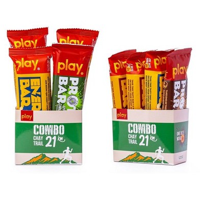 Combo 2 Thanh Năng Lượng Và Protein FREESHIP  COMBO chạy Trail 21km PLAY SP22