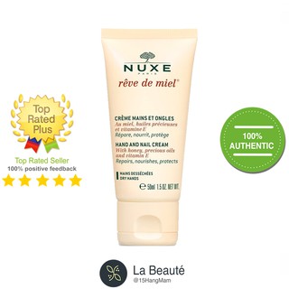 Nuxe rêve de miel hand and nail cream - kem dưỡng tay 50ml