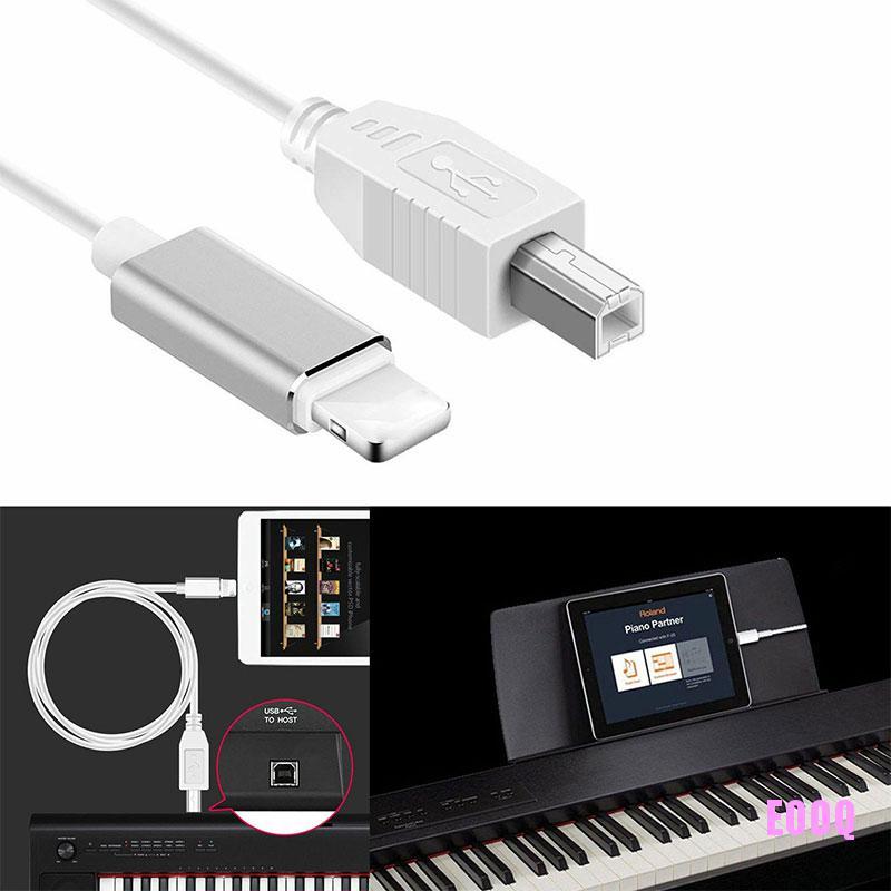 Dây kết nối đầu lightning sang Type-b của đàn piano chuyên dụng cho iPhone 7 8 X iPad