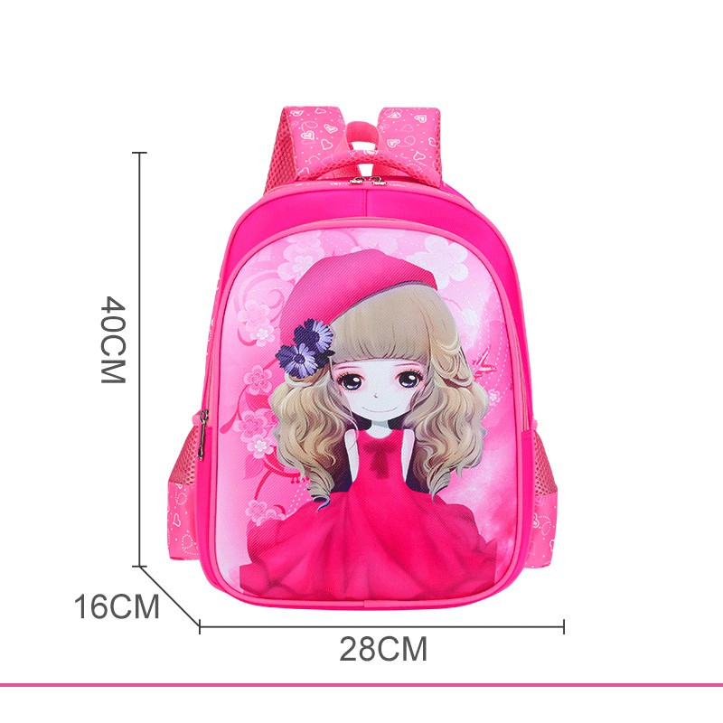 [LỚP 2 ĐẾN LỚP 5] Balo học sinh tiểu học hình mèo kitty, công chúa elsa, ngựa Pony dễ thương