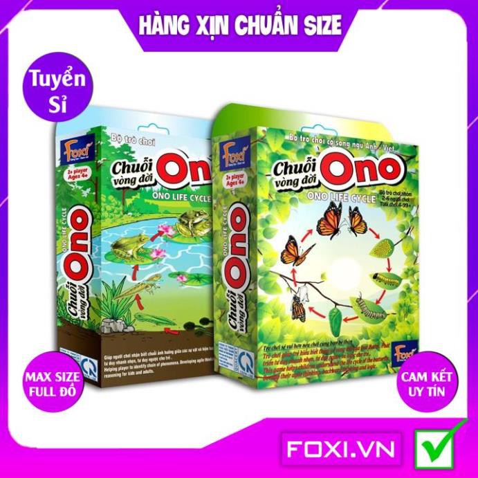 Board game-Flashcard-Chuỗi Ono Foxi-đồ chơi trẻ em-thẻ thông minh-tư duy-vui nhộn-logic-Tăng cường khả năng ứng biến