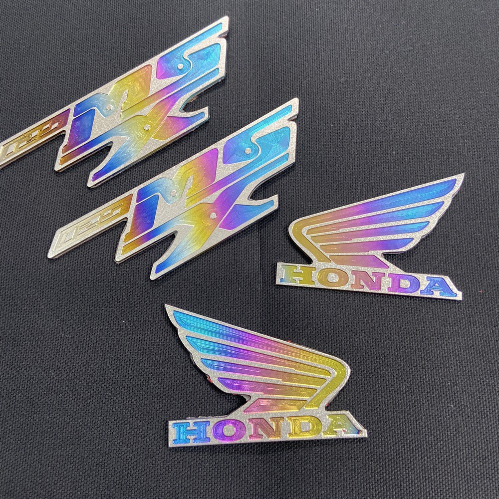 [GIÁ GỐC]  TEM TITAN TRANG TRÍ XE MSX 125CC,TEM TITAN CÁNH CHIM HONDA KEO 3M SIEU SÁNG SIÊU CHẤT (100% TITAN)