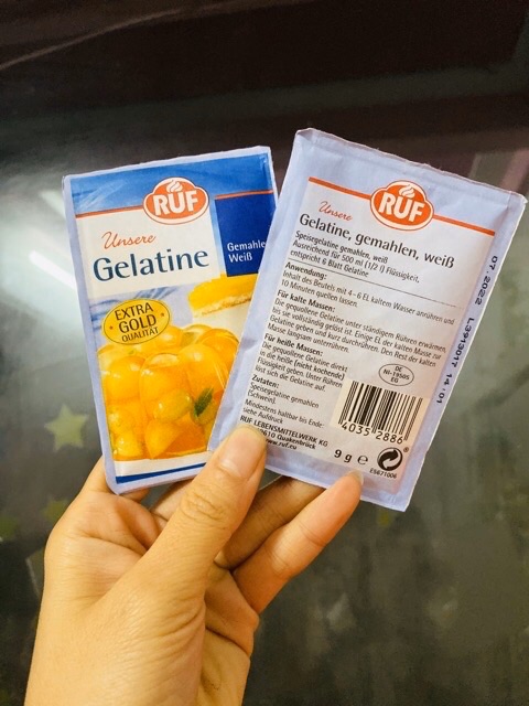 Bột Nở/ Gelatin/ Men nở Hữu Cơ Ruf