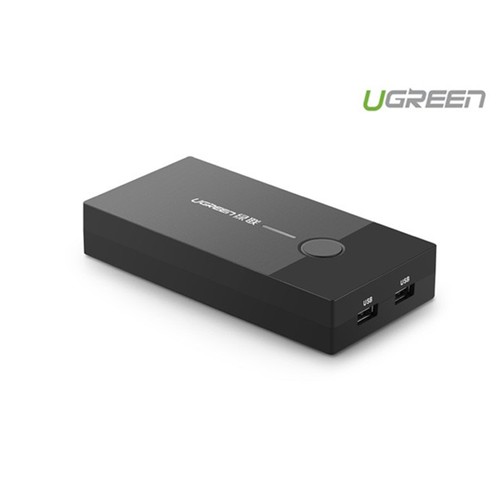 Bộ Chuyển Tín Hiệu 2 Máy Tính Dùng 1 Màn hình KVM Switch USB Ugreen 30357 - Hàng Chính Hãng