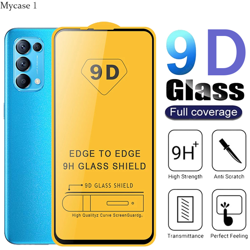 Ốp điện thoại kính cường lực bảo vệ toàn diện cho OPPO Reno 8 8T 8Z 7Z 6Z 6 5 4Z 4Z 4F 3 Pro 2Z 2Z 10X Zoom 5G 4G 2023
