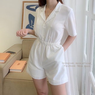 Jumpsuits cổ vest chun eo MEW