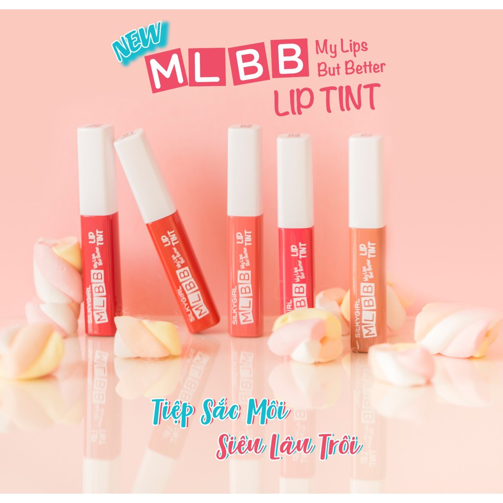 Son Tint Silkygirl MLBB Lip Tint 4.5g .#03 Orchid Hồng Cherry