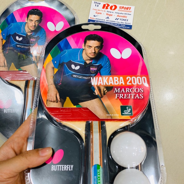 Vợt Bóng Bàn Buttefly WAKABA 2000