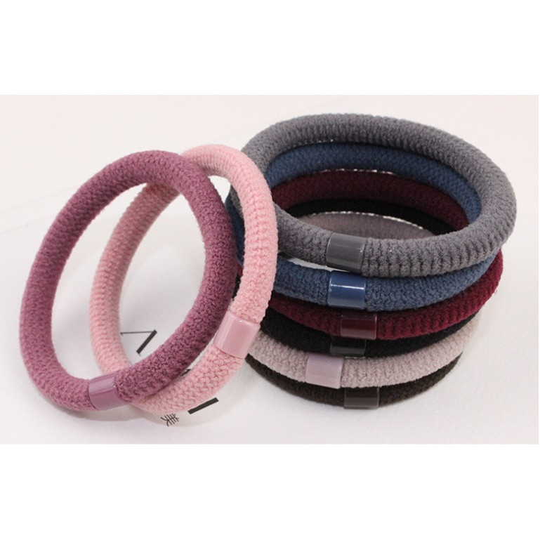 Set 10 dây cột tóc trơn