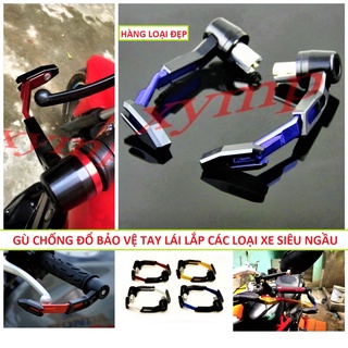 Gù chống đổ bảo vệ tay phanh tay lái hàng CNC - giá 1cặp - chuyên sỉ đồ chơi xe máy