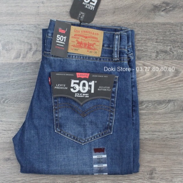 Bán ⚡️FLASH SALE⚡️Quần Jeans Levis 501 màu xanh nhạt dáng suông, Cambodia  xuất dư giá chỉ ₫ | Review ZimKen
