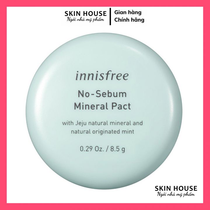 Phấn Phủ Dạng Nén Innisfree No Sebum Mineral Pact 8,5g