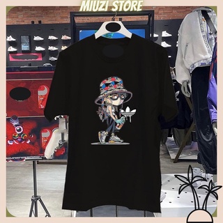 Áo phông nam nữ Adidaa 2 màu,áo Miuzi vải cotton DT084