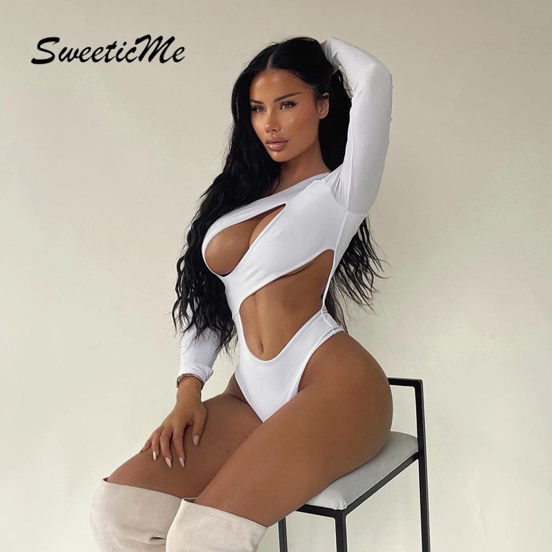 Áo liền quần Khoét Lỗ Hở Rốn Thiết Kế Mới Quyến Rũ Thời Trang Dành Cho Nữ | BigBuy360 - bigbuy360.vn