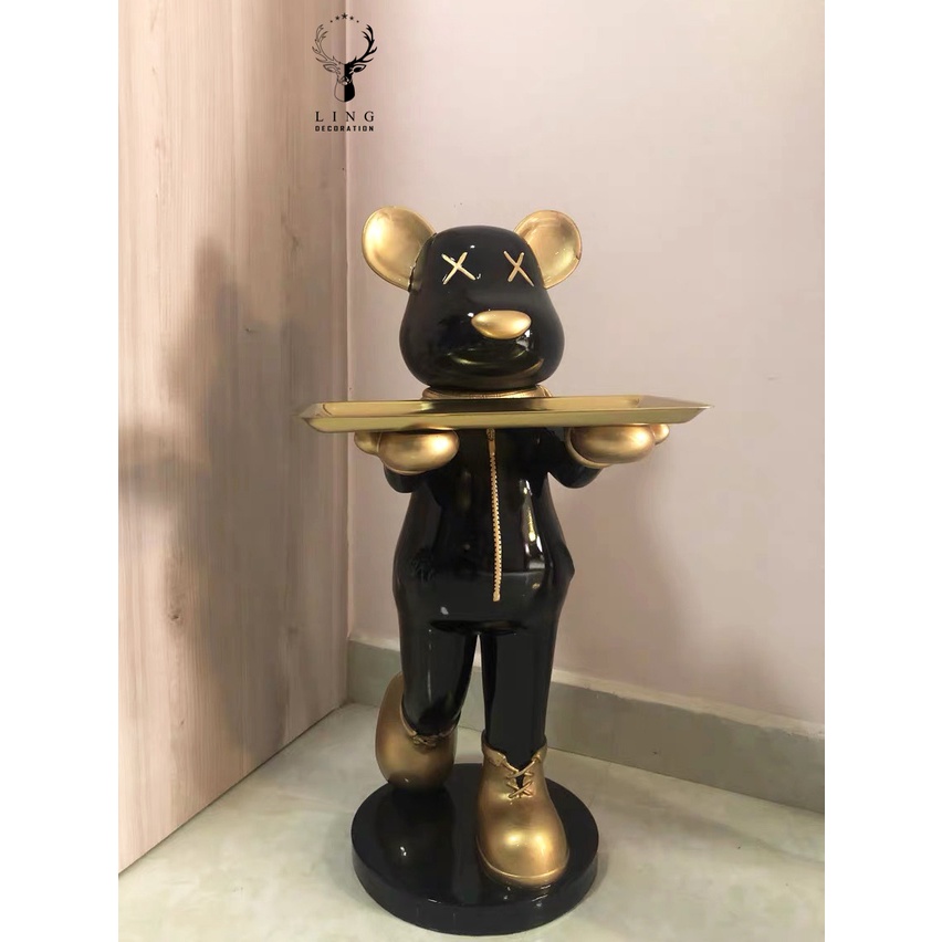 Gấu đỡ khay trang trí 3