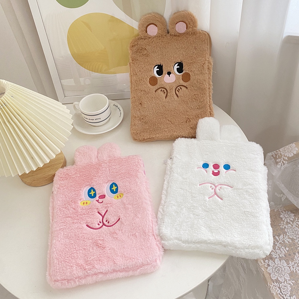Túi Lông Nhung Đựng Máy Tính Bảng  11 inch 10.5 inch Hình Thỏ Hoạt Hình Cho Nữ