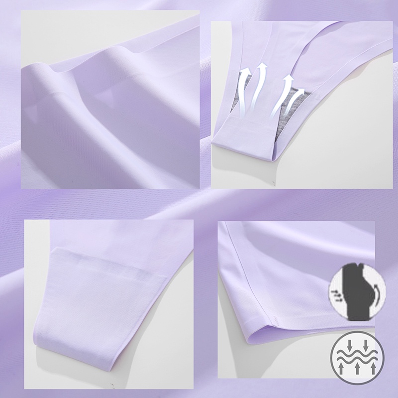 Quần lót TakeTalk không đường may lưng cao mềm mại thoải mái size s-3xl dành cho nữ