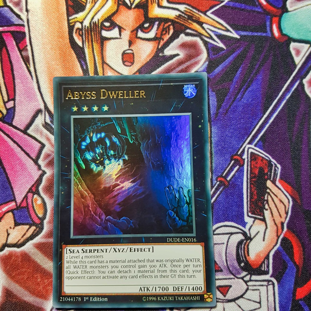 Thẻ bài Yugioh chính hãng | Abyss Dweller | DUDE Ultra rare.