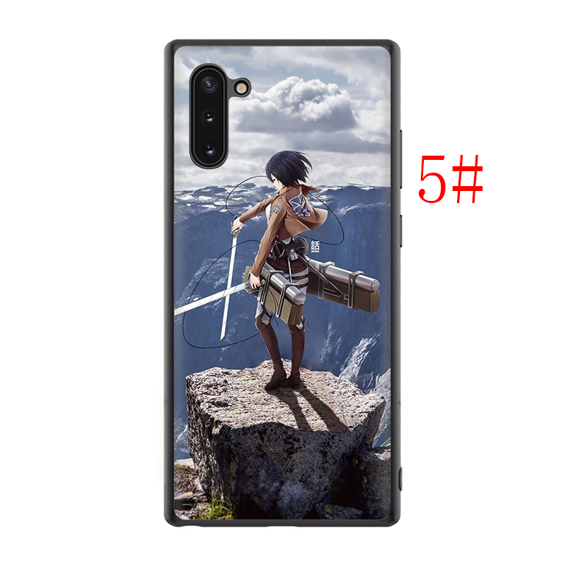Ốp Lưng Silicone Mềm In Hình Attack On Titan Cho Samsung M10 M20 M30 M40 M11 M21 M30S M31 M31S M51