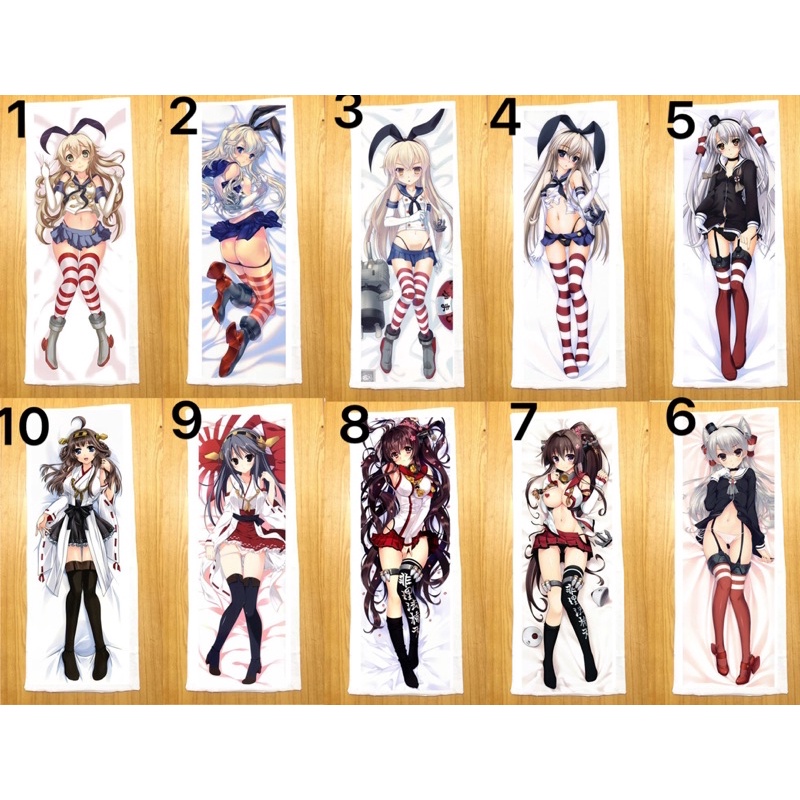 Gối ôm dài anime Kantai coleection dài 40cm x 1m
