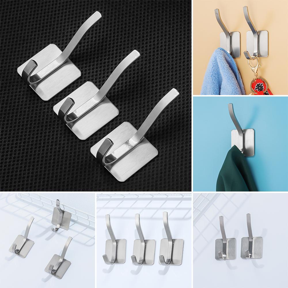 Giá Đỡ Khăn Tắm / Mũ Bằng Thép Không Gỉ Gắn Tường Tiện Dụng
