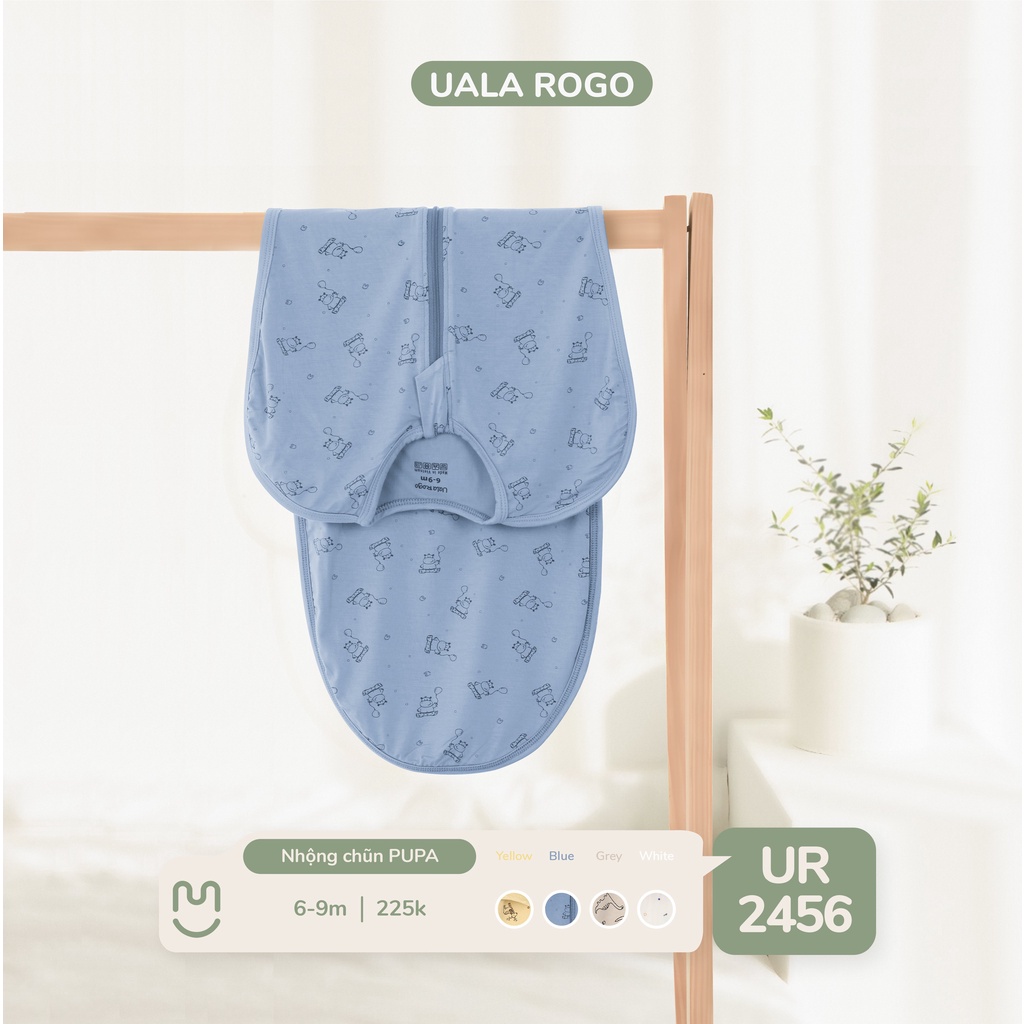 Túi ngủ nhộng chũn Petit và Modal cao cấp mềm mịn thoáng mát hỗ trợ giấc ngủ ngon cho bé trai bé gái Uala Rogo 2447 8907