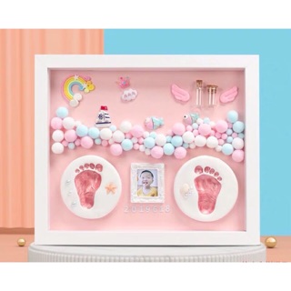 Khung ảnh dấu tay chân món quà ý nghĩa cho bé yêu (ảnh thật)