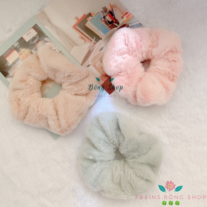 Dây cột tóc lông nhung mềm mịn Bông Shop