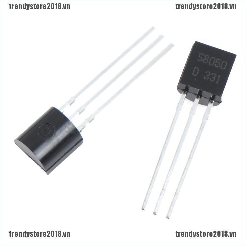 Set 100 Linh Kiện Điện Tử S8050 To-92 0.5a/40v Pnp