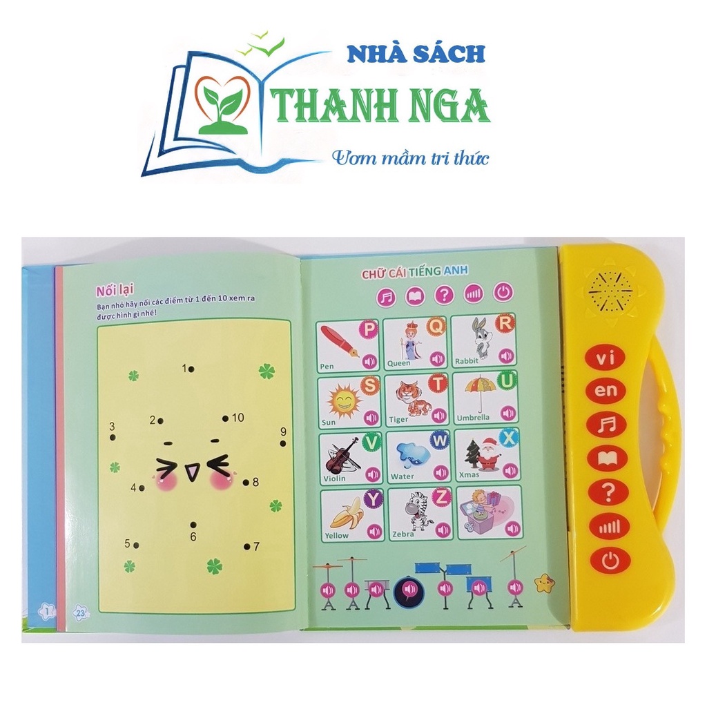 Sách - Sách điện tử song ngữ Anh - Việt Thanh Nga cho bé từ 1-7 tuổi