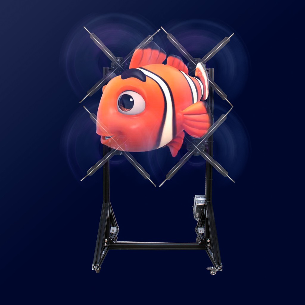 Quạt đèn led 3D Hologram X50 Hiển thị LED hình ảnh ba chiều | Hình ảnh led 3D độc đáo dể tải lên bằng App