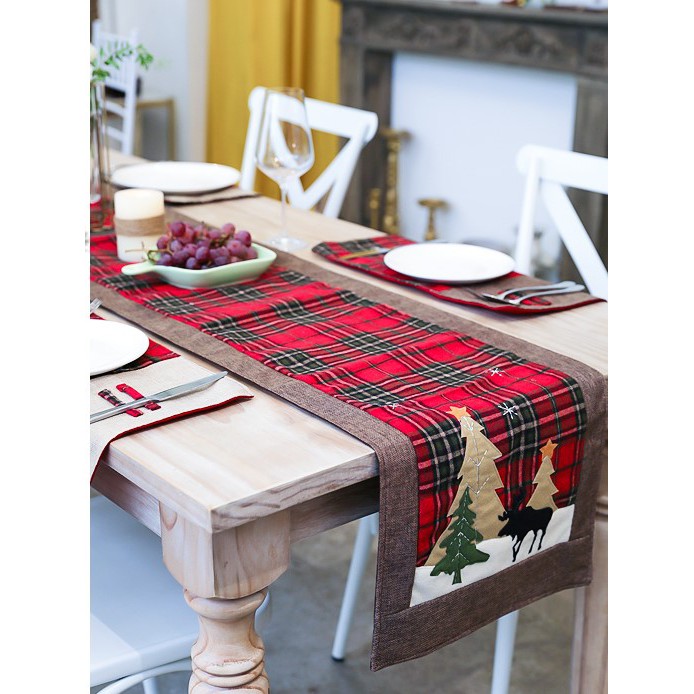 THẢM TRANG TRÍ BÀN ĂN GIÁNG SINH/ TẤM LÓT BÀN ĂN