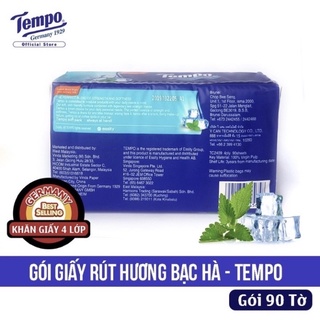 Gói Giấy rút Tempo hương bạc hà